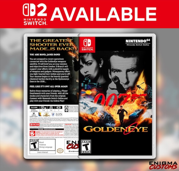Nintendo Switch Goldeneye 007 Snes Bond Goldeneye Nintendo
