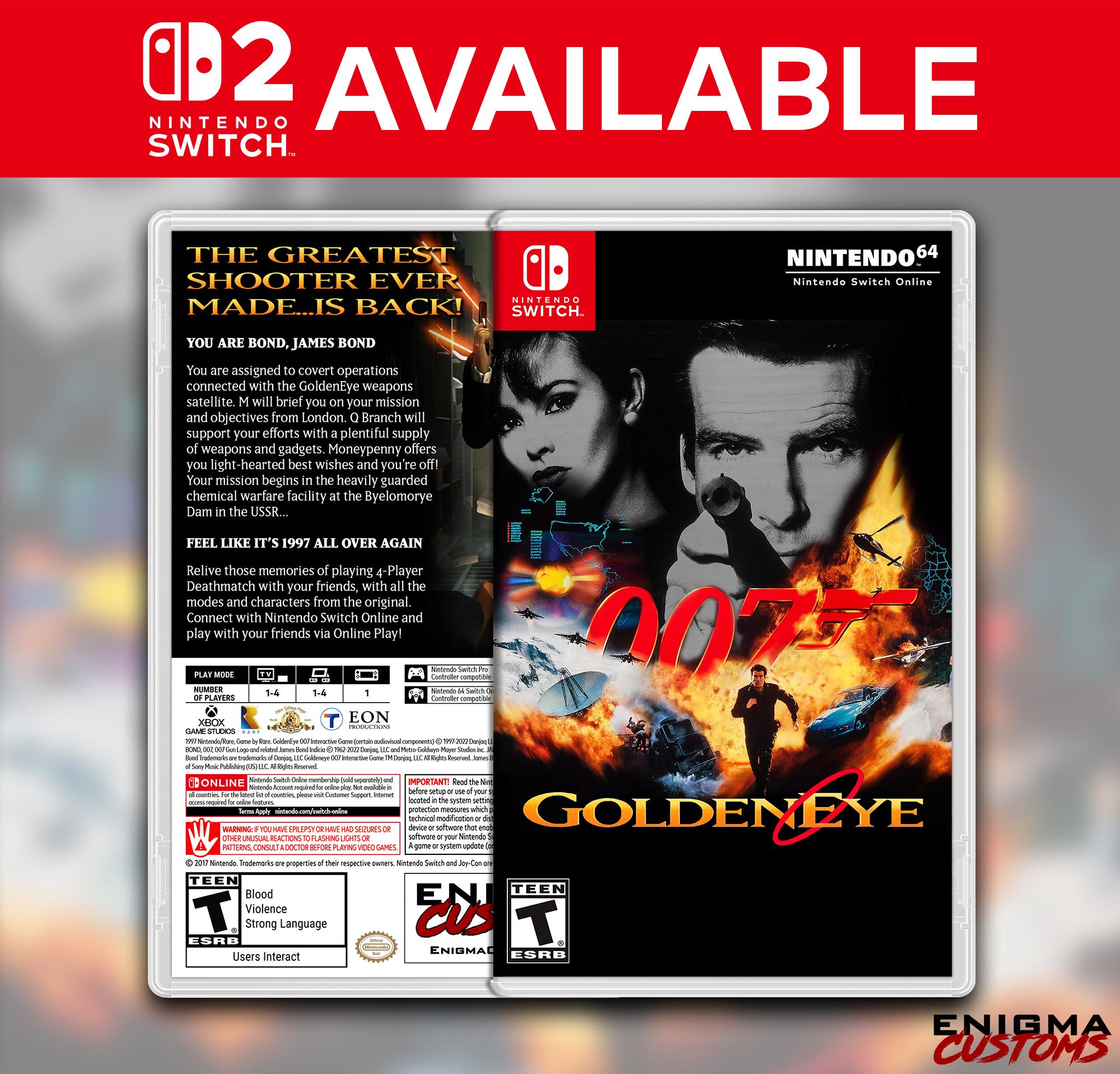 Goldeneye 007: N64 Online Custom Switch Cover (NO GAME) - Etsy