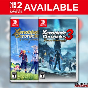 Xenoblade Future Connected/Redeemed Switch Custom Covers DOUBLE PACK (No Game Included)