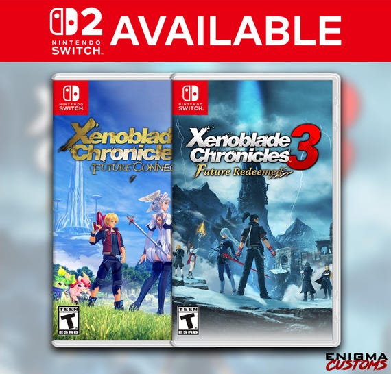 Xenoblade Future Connected/redeemed Switch Custom Covers