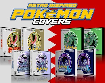 Retro Inspired Pokemon Covers