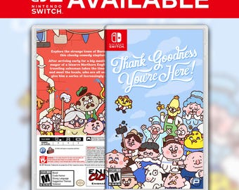 Thank Goodness You're Here Custom Switch Cover (NO GAME)