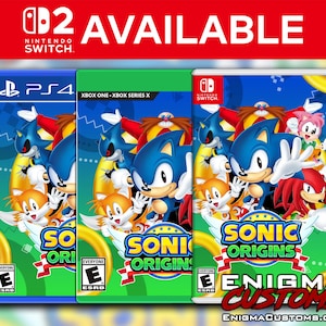Sonic Origins Custom Switch/Xbox/PS4/PS5 Cover (NO GAME)