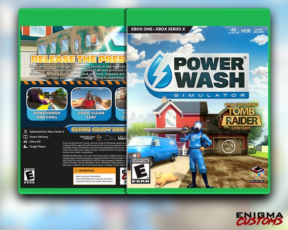 Powerwash Simulator Custom Switch/xbox/ps4/ps5 Cover NO GAME 