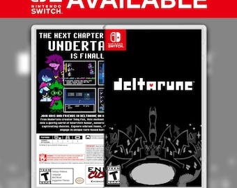 Deltarune Custom Switch Cover (NO GAME)