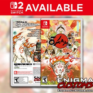 Okami HD Custom Switch Cover (NO GAME)