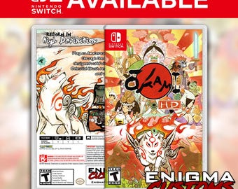 Okami HD Custom Switch Cover (NO GAME)