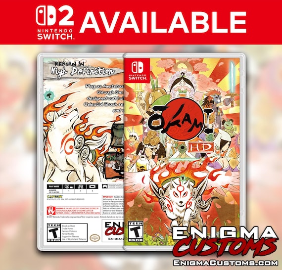 Okami HD Custom Switch Cover (NO GAME) - Etsy
