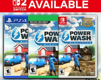 Powerwash Simulator Custom Switch/Xbox/PS4/PS5 Cover (NO GAME)
