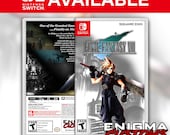 Final Fantasy VII Custom Switch Cover (NO GAME) - Etsy
