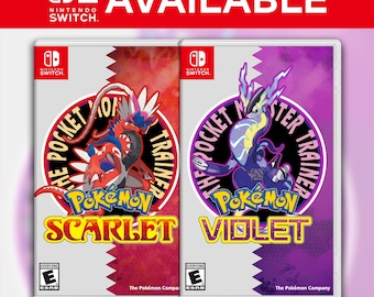 Pokemon Violet & Scarlet - Retro Inspired Covers (No Game Included)