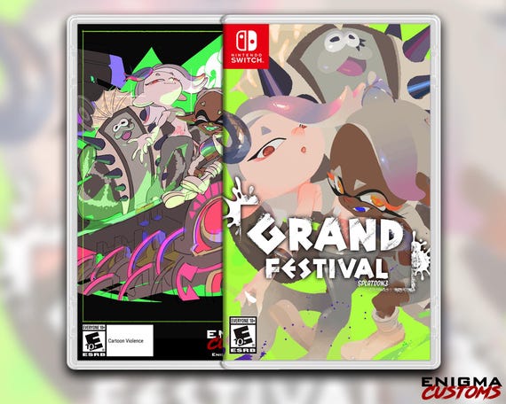 Splatoon 3: Grand Festival Custom Switch Cover (NO GAME) - Etsy