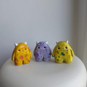 Ceramic Monsters. Tiny friend totems