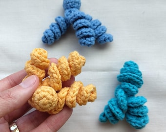 Twiddle crochet fidget toy for anxiety and stress relief. Handmade gift