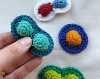 Handmade Crochet Dual Dimple Fidget Toy - Stress Relief Gift
