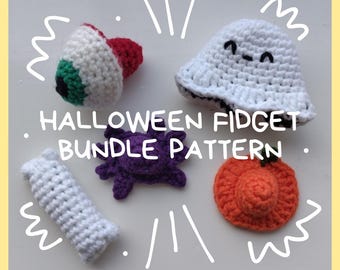 HALLOWEEN Jouet agité au crochet LOT de 5 jouets différents. Créez le vôtre