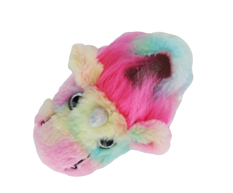rainbow unicorn slippers