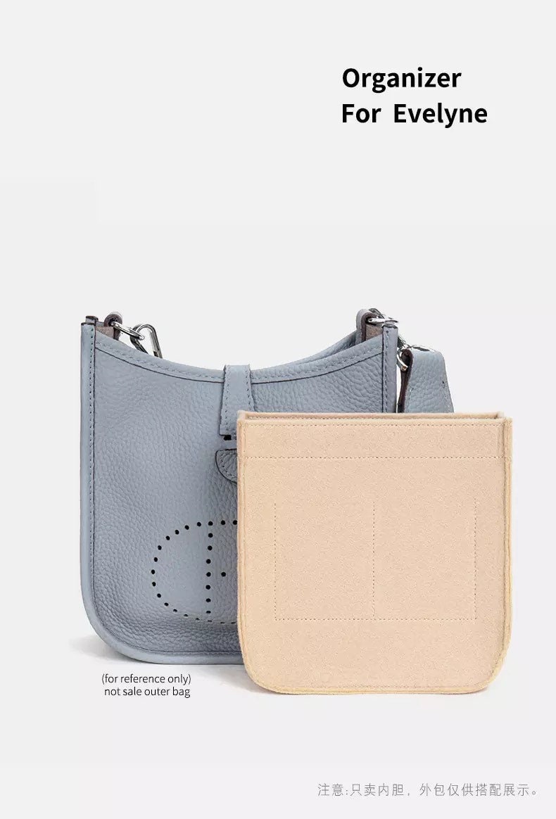  Lckaey Purse Insert Organizer- for Hermes Evelyne 29 Bags PM  Insert- Premium Felt insert-1003Khaki-M : Clothing, Shoes & Jewelry