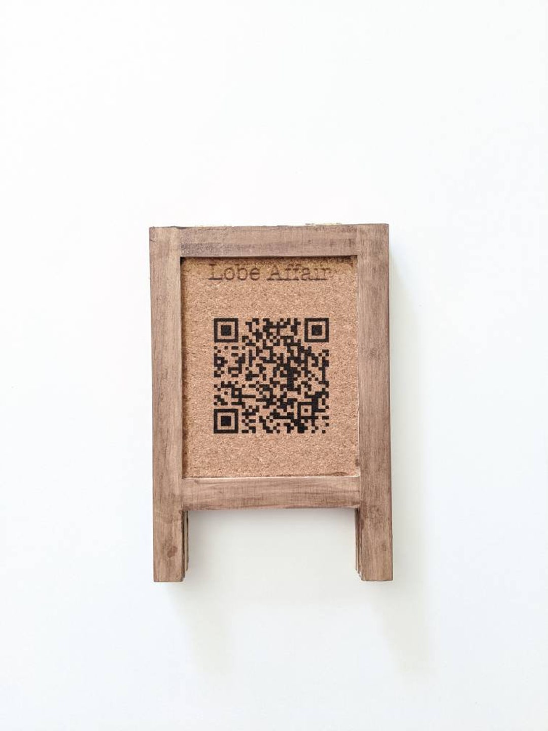 QR Code Custom Engraved Display Sign - Etsy