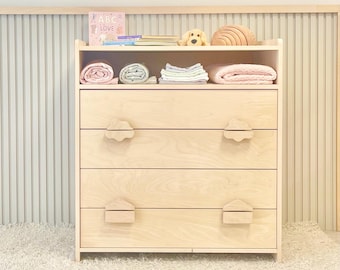 Dream House Collection Dresser, Kids Dresser, Soft Closing Drawers