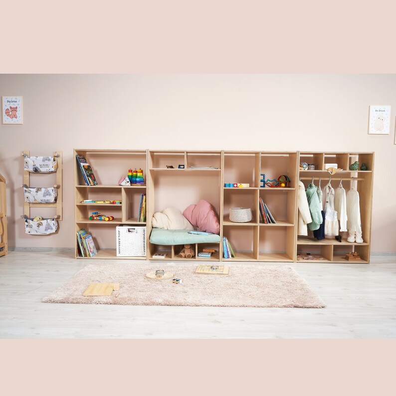 Montessori Shelves Montessori Storage Toy Display Shelves Etsy