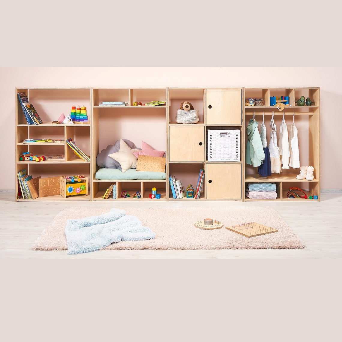 Montessori Shelves Montessori Storage Toy Display Shelves Etsy