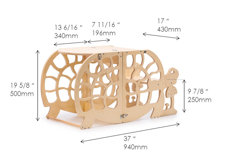 Convertible Kitchen Tower, Learning Stool, Activity Tower, Montessori Furniture, Kids Step Stool, Kids Table image 7