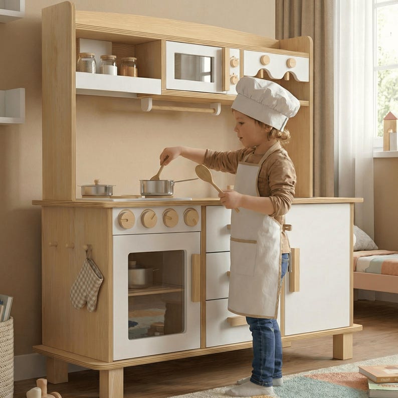 Mini Chef Café & Play Kitchen – Pretend Cooking Fun for Kids