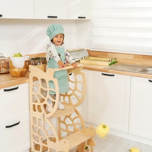 Convertible Kitchen Tower Learning Stool Kitchen Helper image 3