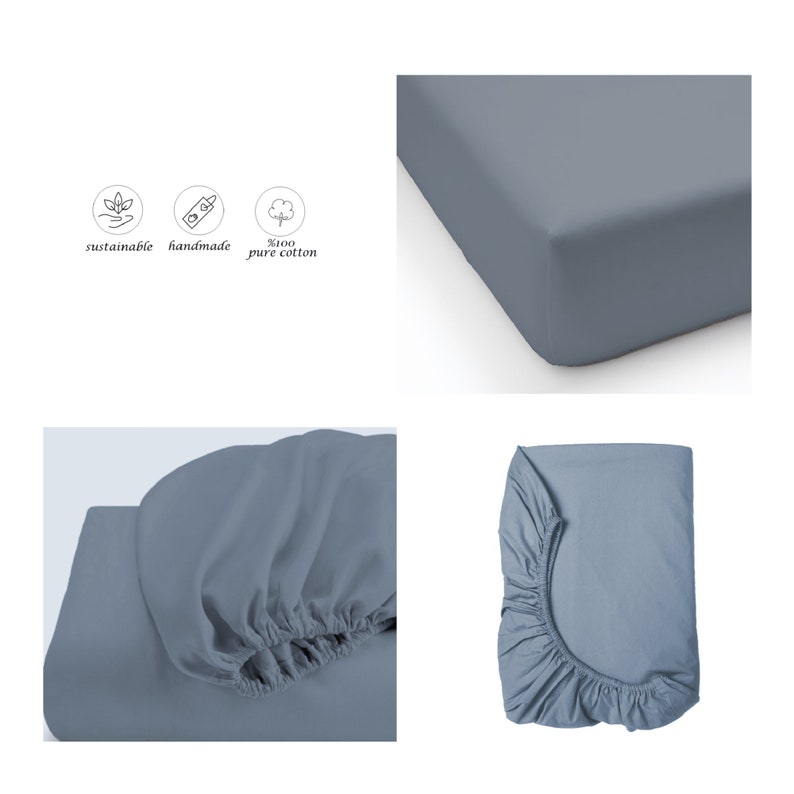 Fitted Sheet for Any Bed Size Fitted Crib Sheet Fitted Twin Etsy