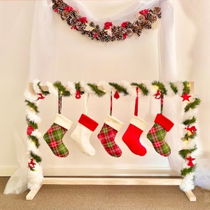 Stockings Stand, Standing Stocking Hanger, No Mantel Stocking Hanger