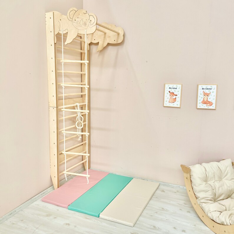 Gymnastics Wall Bars Swedish Wall Bar Swedish Ladder Etsy UK