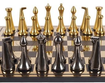 メタル　チェスボード　駒 Amazon | IWIS メタルチェス駒のみ ボードなし ユニークな