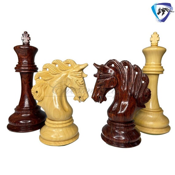 4.2 Rare American Staunton Luxury Chess Set- Chess Pieces Only