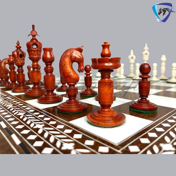 Wood Luxury Chess Decor Pieces Quality Outdoor Professional