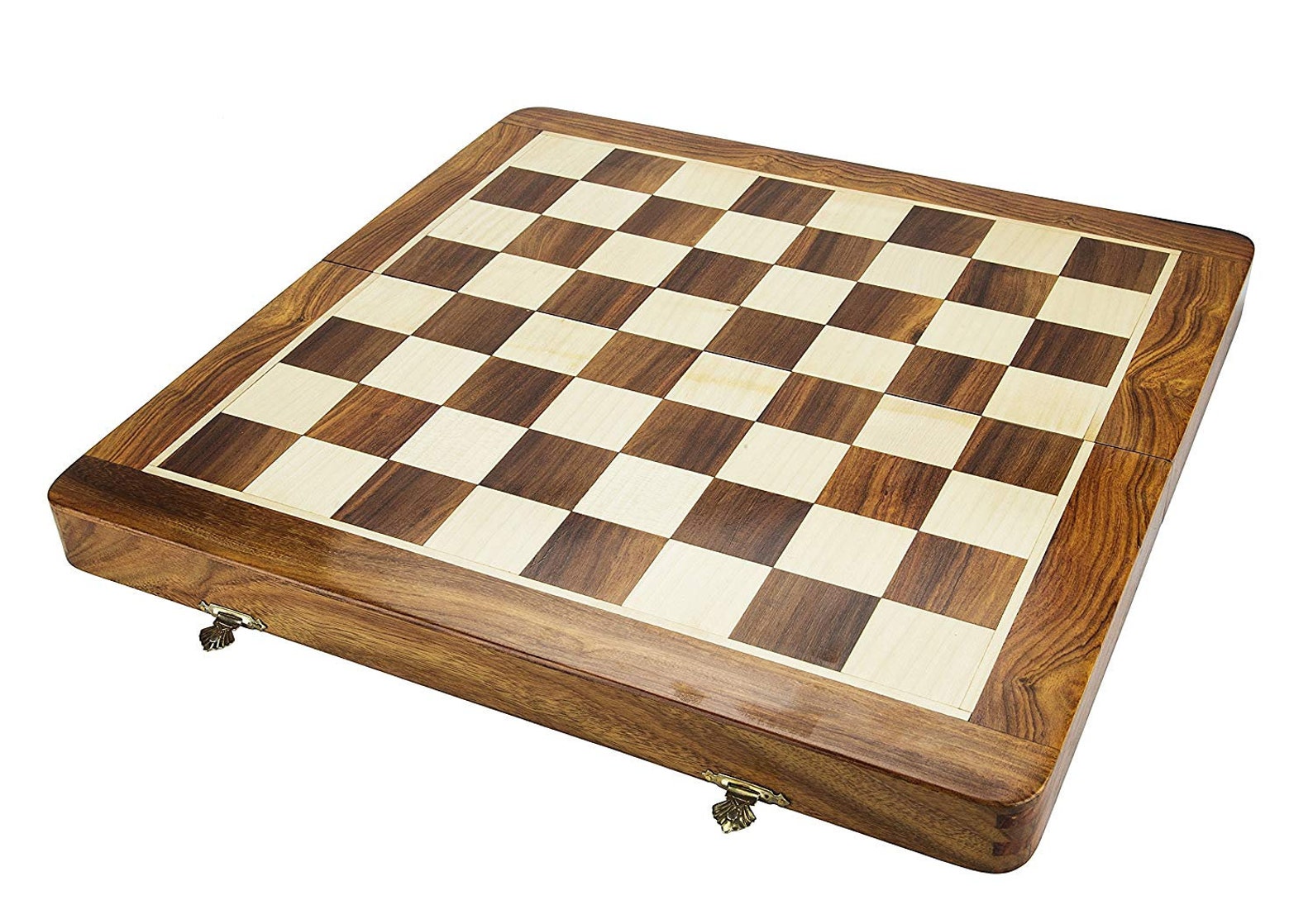 14 Folding Wooden Travel Chess Board Game Set Etsy