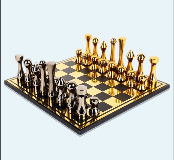 Unique Chess Set From Brazil. Beautiful Natural Stone Design 