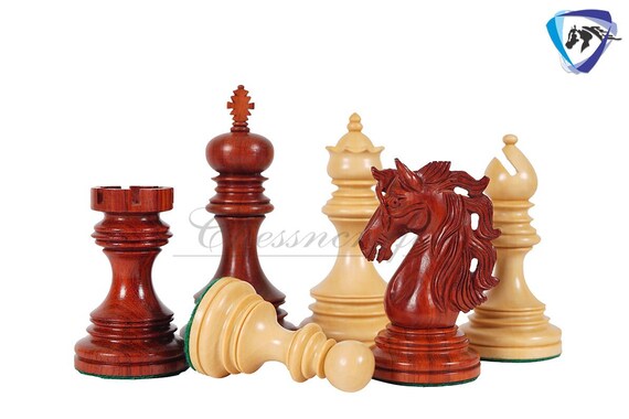 4.4 Russian Zagreb Silver Brass Metal Luxury Chess Pieces