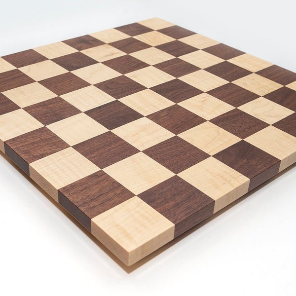 Wood Borderless Chess Board - Etsy