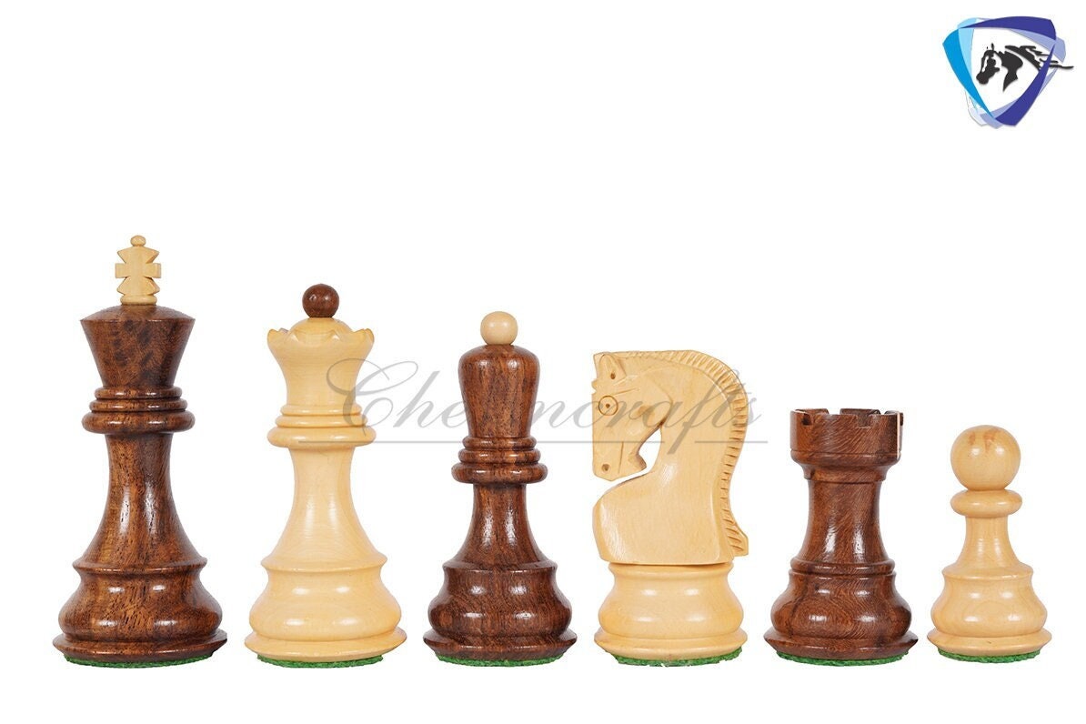 4.4 Russian Zagreb Silver Brass Metal Luxury Chess Pieces