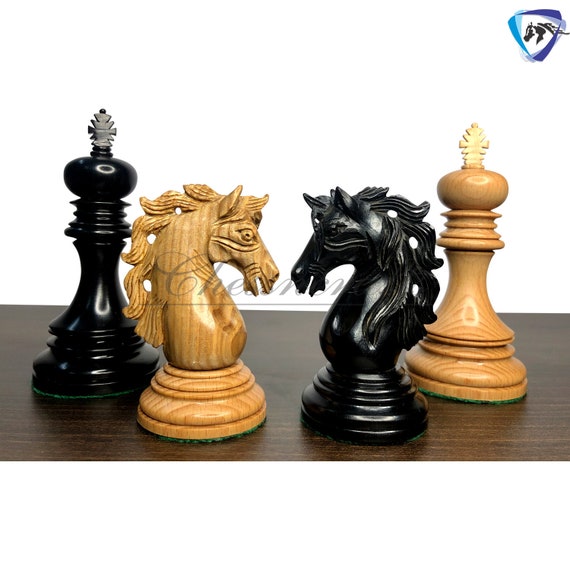 Classic Chess Set – Walnut Wood Board 12 in. – Wood Expressions