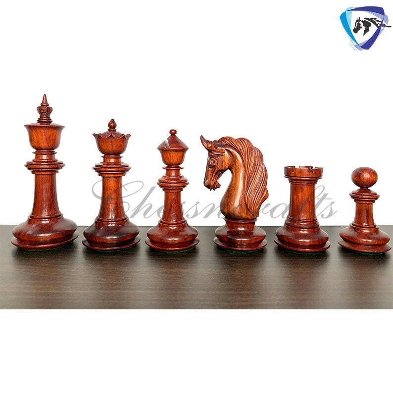 4.6 Spartacus Luxury Staunton Chess Pieces Only Set Bud -  Portugal