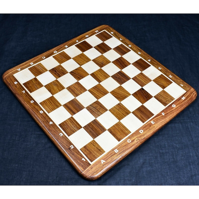 19 Woodensheesham Flat Chess Board With Notations on Etsy