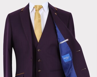 plum suit jacket