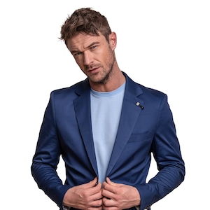 Traje azul electrico Etsy Espa a