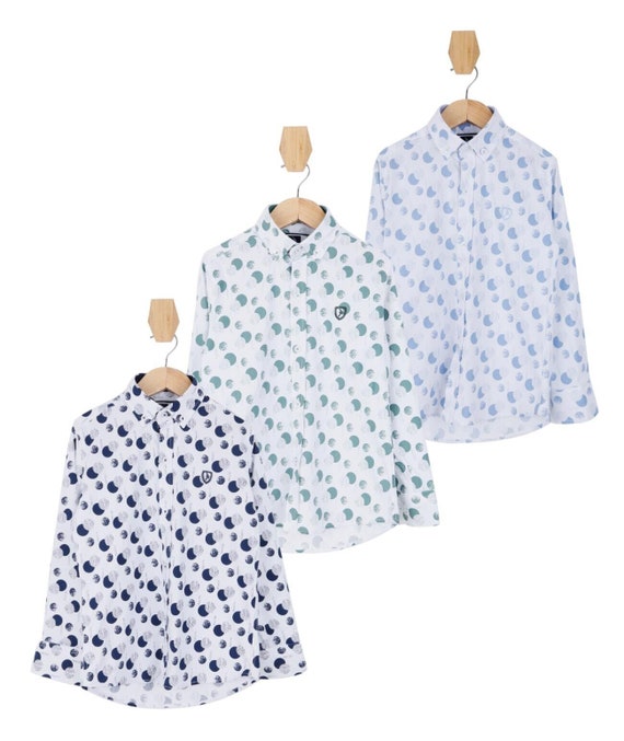 boys polka dot shirt