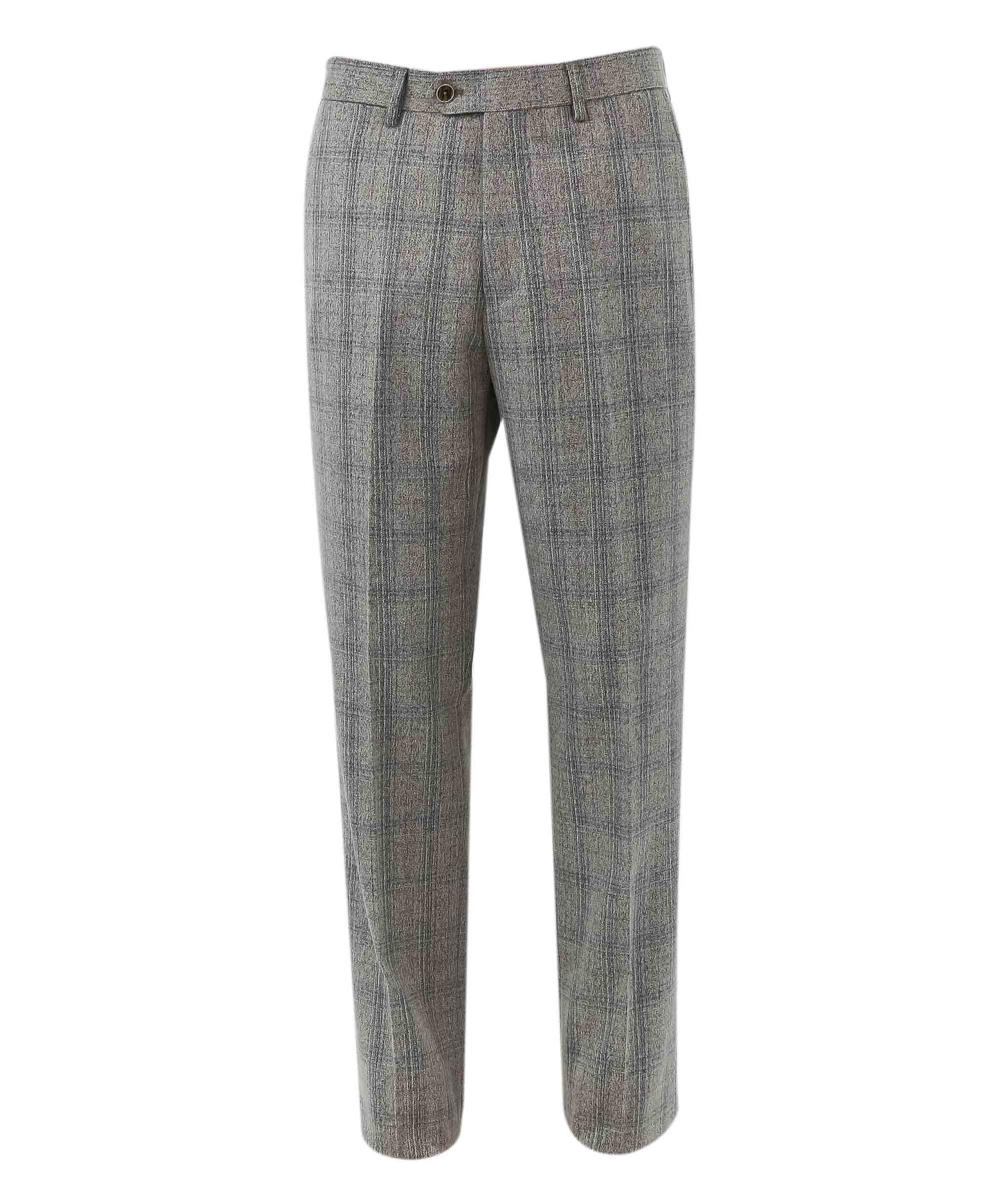 Mens Tweed Check Slim Fit 3 Piece Business Formal Suit Set in - Etsy UK