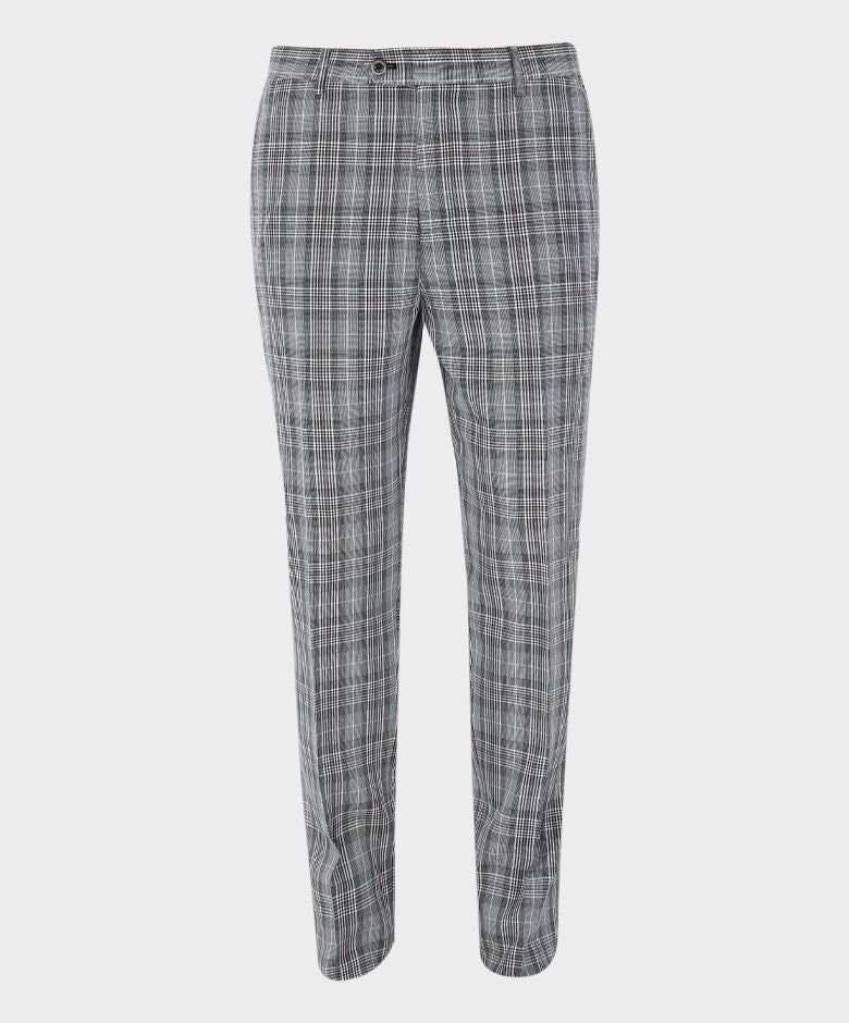 Mens Trousers Skinny Fit Tweed Check in 