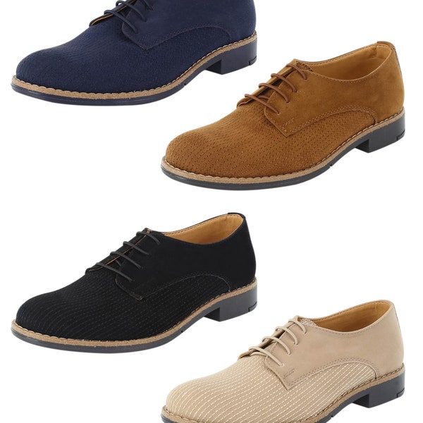 Boy’s Suede Lace Up Formal Shoes - runs big in sizes, order a size down