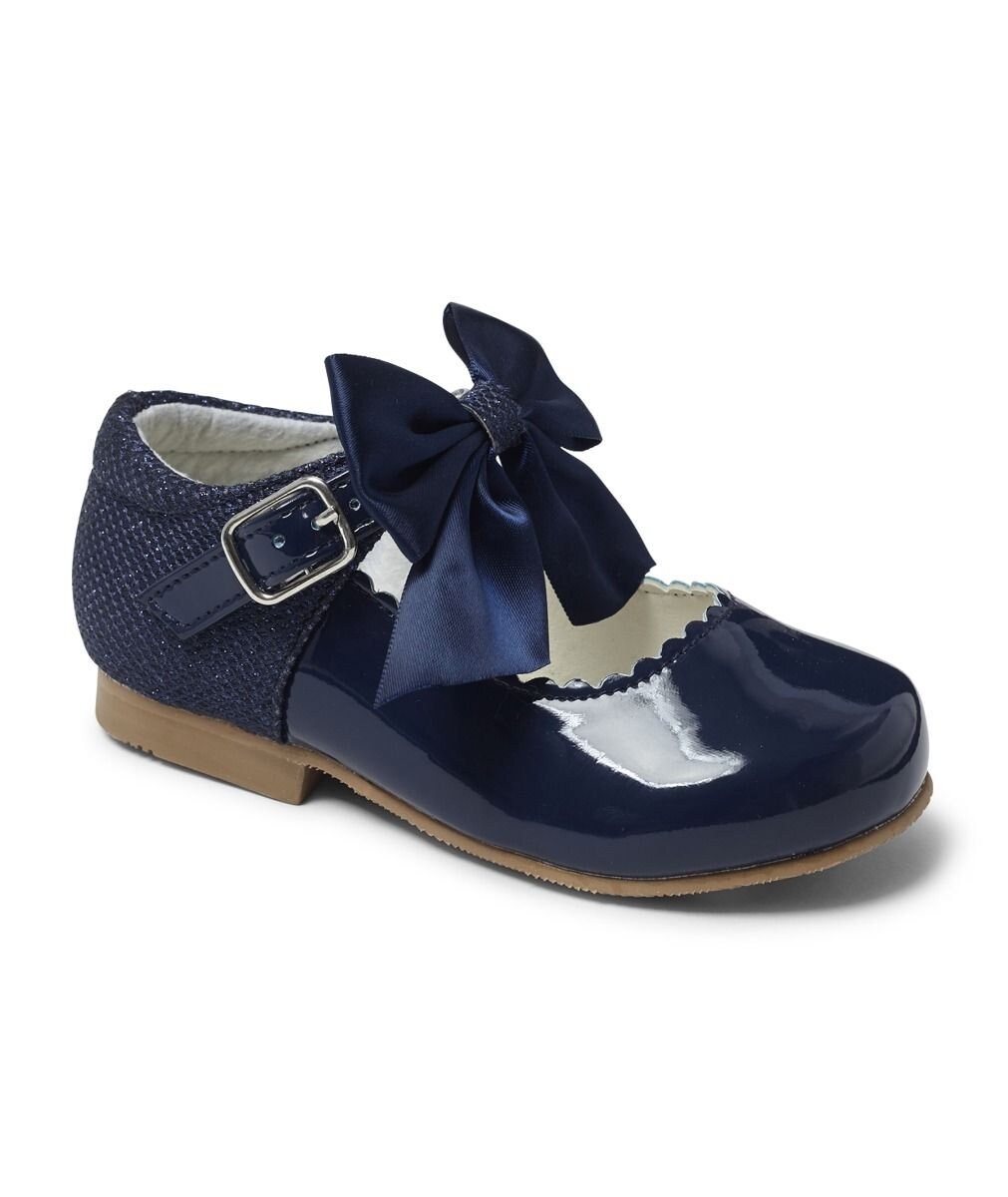 Girls Patent Mary Jane Shoes in Navy Blue Ideal Footwear for Dressy Occasions Etsy Canada